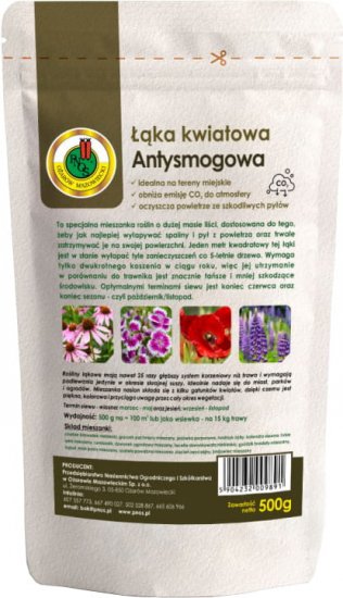 Łąka Kwiatowa Łąka Kwietna Antysmogowa PNOS Ożarów 500g - Kliknij na obrazek aby go zamknąć