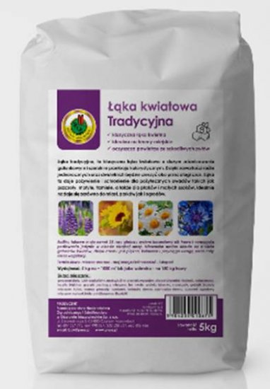 Łąka Kwiatowa Tradycyjna PNOS 5kg nasiona kwiatów trawnik kwietny - Kliknij na obrazek aby go zamknąć