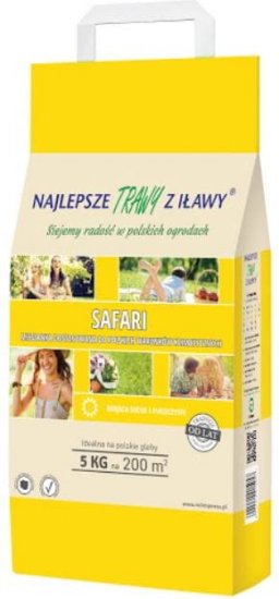 Trawa Iława SAFARI na piaszczyste tereny 5kg - Kliknij na obrazek aby go zamknąć