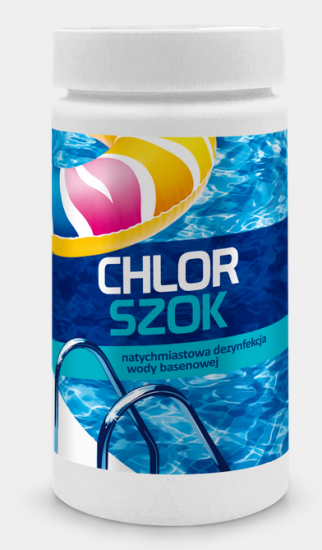 Chlor Szok 1kg natychmiastowe dezynfekcja wody basenowej - Kliknij na obrazek aby go zamknąć