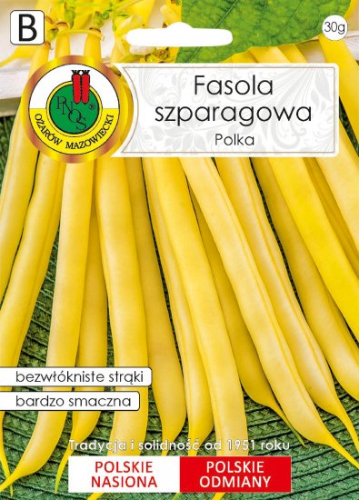 Fasola Polka szparagowa PNOS 50g - Kliknij na obrazek aby go zamknąć