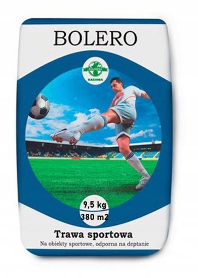 Trawa sportowa stadionowa BOLERO 9,5kg na 380m2 Najlepsze Trawy z Iławy - Kliknij na obrazek aby go zamknąć