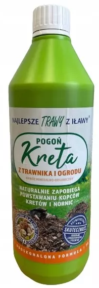 ROLIMPEX Pogoń kreta SKUTECZNY płyn na krety przeciw kretom 1L